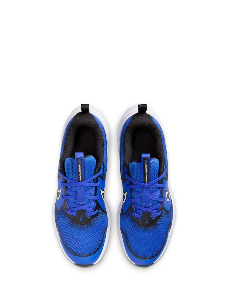 Nike Hyper Royal Blue Youth Cosmic Running Trainers - Image 7 of 11