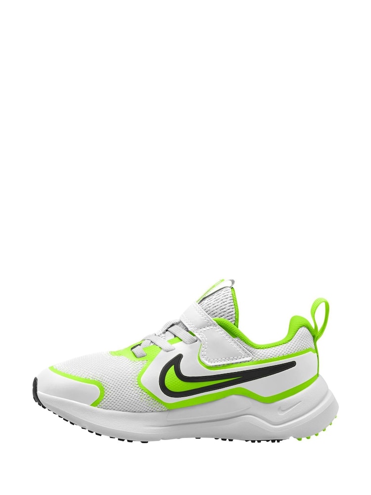 Nike White Volt Junior Cosmic Running Trainers - Image 2 of 4