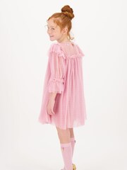 Angels Face Pink Chrissie Tulle Butterfly Dress - Image 2 of 5