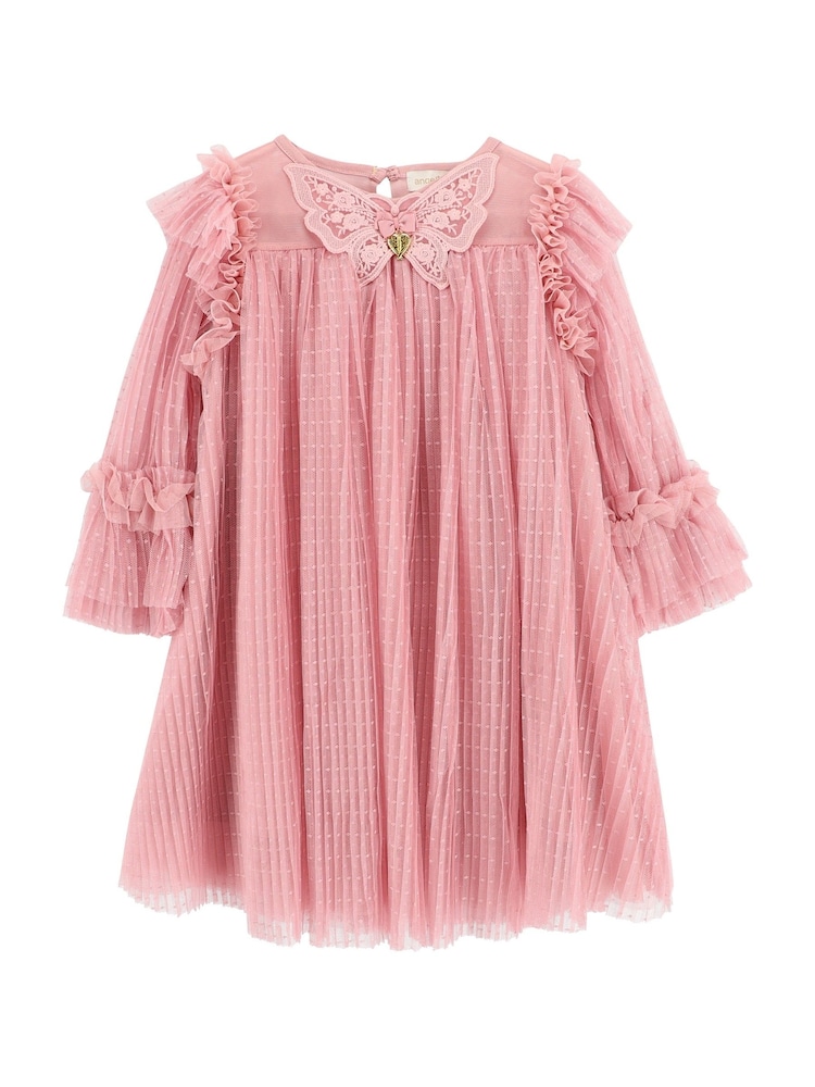 Angels Face Pink Chrissie Tulle Butterfly Dress - Image 5 of 5