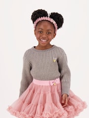 Angels Face Pink Ruffle Aliceband - Image 1 of 2