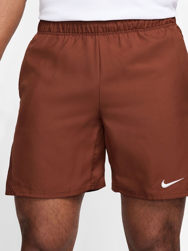Nike Red Court Victory Dri-FIT 7 inch Tennis Shorts - Image 1 of 4