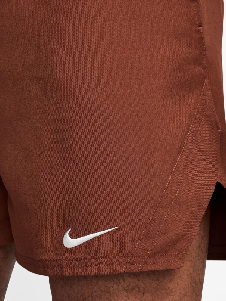 Nike Red Court Victory Dri-FIT 7 inch Tennis Shorts - Image 4 of 4 Nike Red Court Victory Dri-FIT 7 inch Tennis Shorts - Image 4 of 4