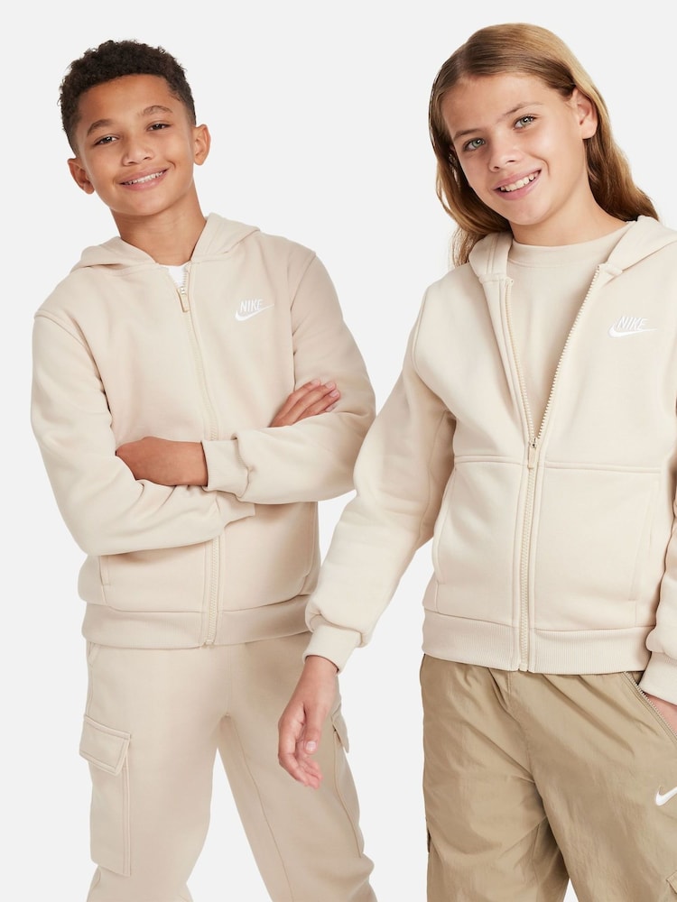 Nike Sandrift Neurtal Club Fleece Zip Through Hoodie - Image 3 of 6