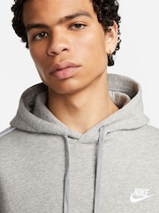 Nike Dark Grey Heather Club Fleece Hooded Tracksuit - Image 4 of 9