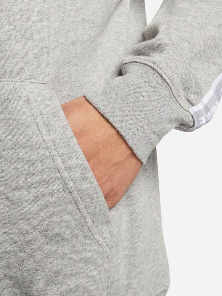 Nike Dark Grey Heather Club Fleece Hooded Tracksuit - Image 6 of 9