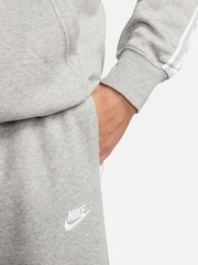 Nike Dark Grey Heather Club Fleece Hooded Tracksuit - Image 7 of 9