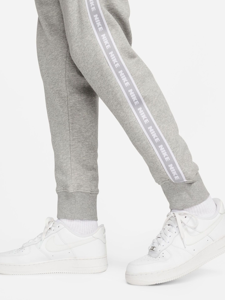 Nike Dark Grey Heather Club Fleece Hooded Tracksuit - Image 8 of 9