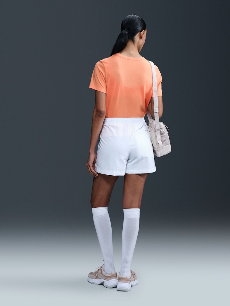 Nike Apricot Orange Sportswear Club Essentials T-Shirt - Image 2 of 6 Nike Apricot Orange Sportswear Club Essentials T-Shirt - Image 2 of 6