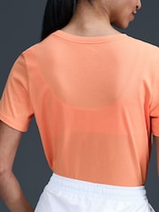 Nike Apricot Orange Sportswear Club Essentials T-Shirt - Image 4 of 6