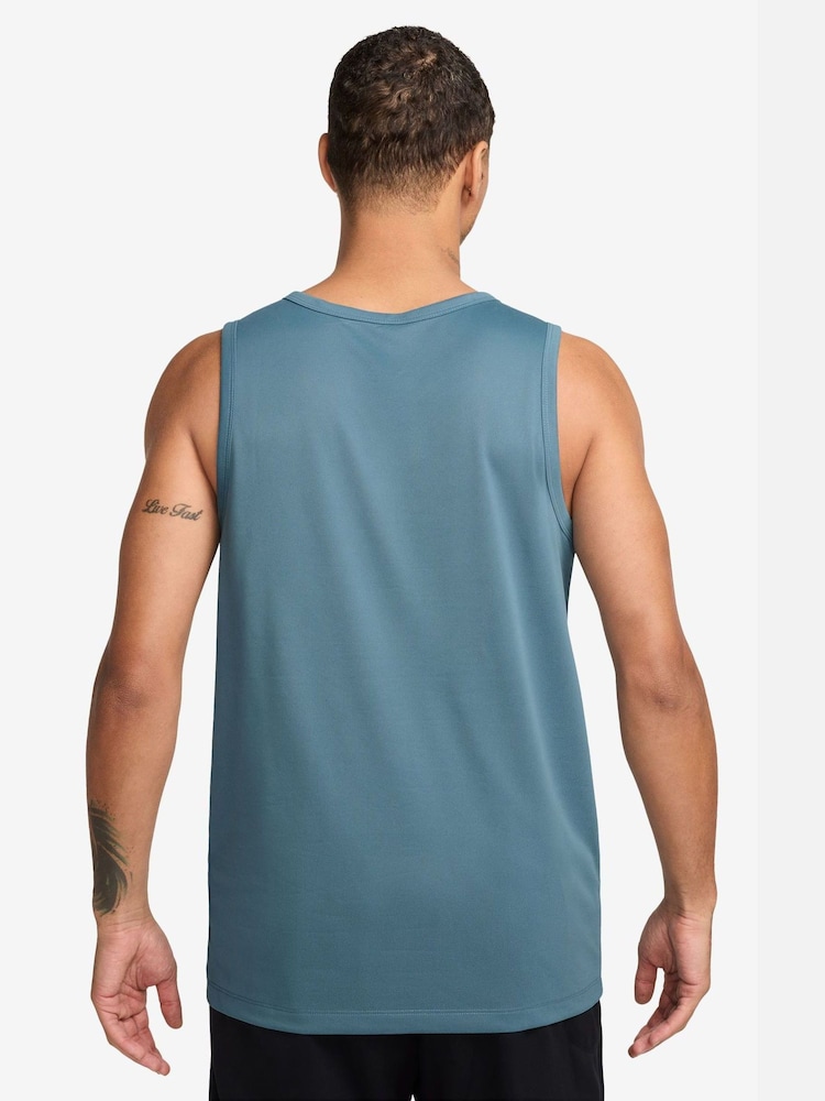 Nike Smokey Blue Dri-FIT Legend Training Vest Top - Image 2 of 3