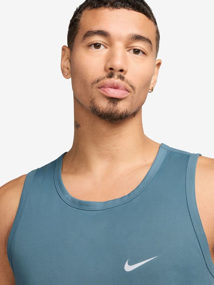 Nike Smokey Blue Dri-FIT Legend Training Vest Top - Image 3 of 3