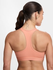 Nike Apricot Orange Medium Swoosh Support Padded Sports Bra - Image 2 of 7