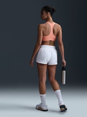 Nike Apricot Orange Medium Swoosh Support Padded Sports Bra - Image 6 of 7