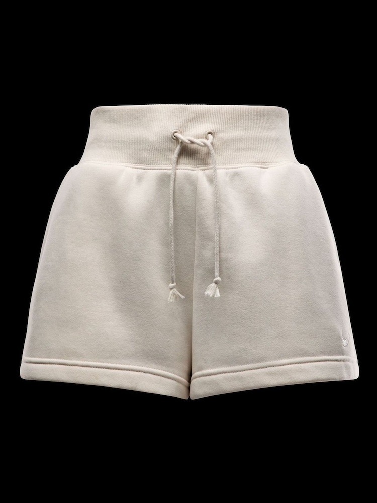 Nike Light Wood Natural Sportswear Phoenix Fleece High-Waisted Loose Shorts - Image 6 of 6 Nike Light Wood Natural Sportswear Phoenix Fleece High-Waisted Loose Shorts - Image 6 of 6