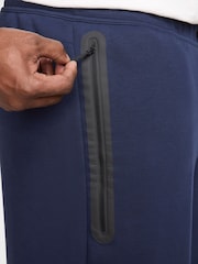 Nike Obsidian Navy Tech Fleece Shorts - Image 11 of 15