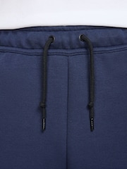 Nike Obsidian Navy Tech Fleece Shorts - Image 12 of 15