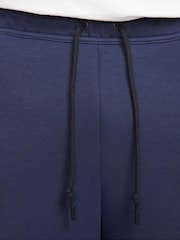Nike Obsidian Navy Tech Fleece Shorts - Image 14 of 15