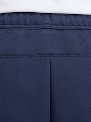 Nike Obsidian Navy Tech Fleece Shorts - Image 15 of 15