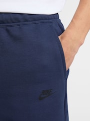 Nike Obsidian Navy Tech Fleece Shorts - Image 4 of 15