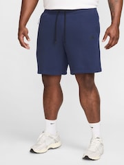 Nike Obsidian Navy Tech Fleece Shorts - Image 7 of 15