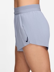 Nike Ghost Blue Dri-FIT Aero Swift ADV Mid Rise 3 Running Shorts - Image 3 of 4