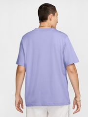 Nike Lilac Ice Oversized Mini Swoosh Sportswear T-Shirt - Image 3 of 4