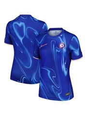 Nike Blue Womens Chelsea Home Stadium Shirt 2024-25 - Image 1 of 3