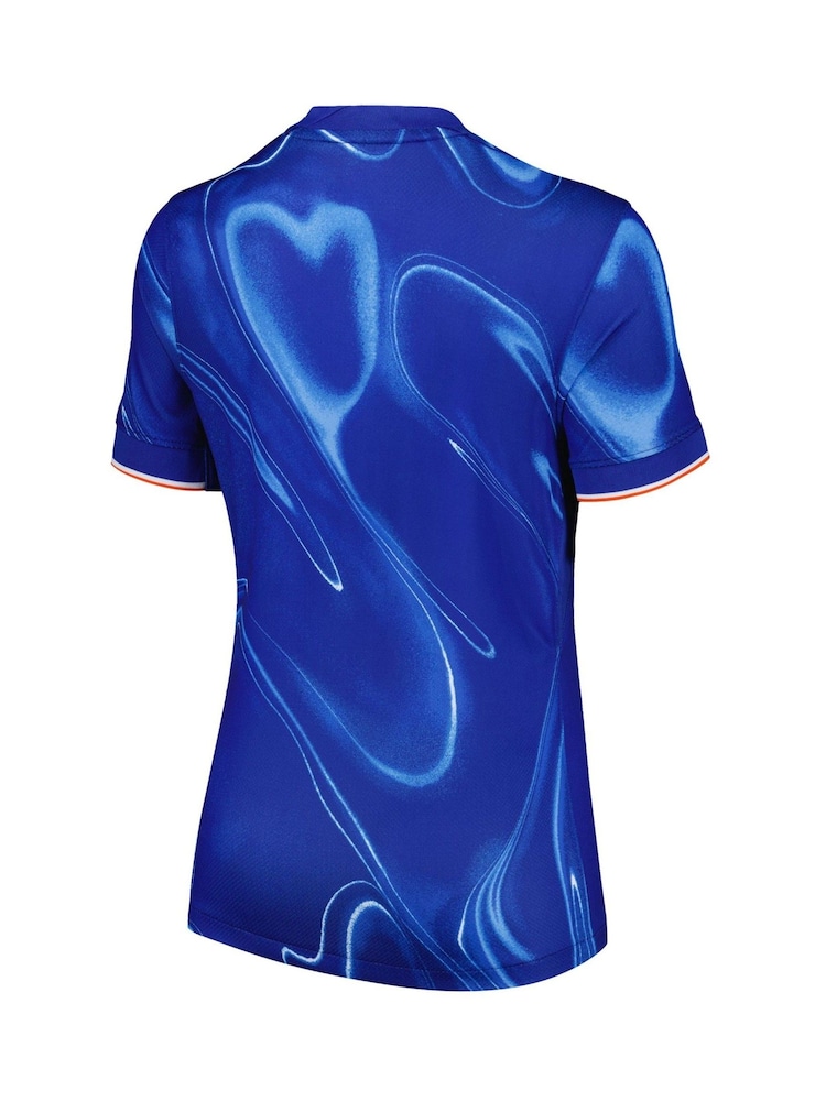 Nike Blue Womens Chelsea Home Stadium Shirt 2024-25 - Image 3 of 3