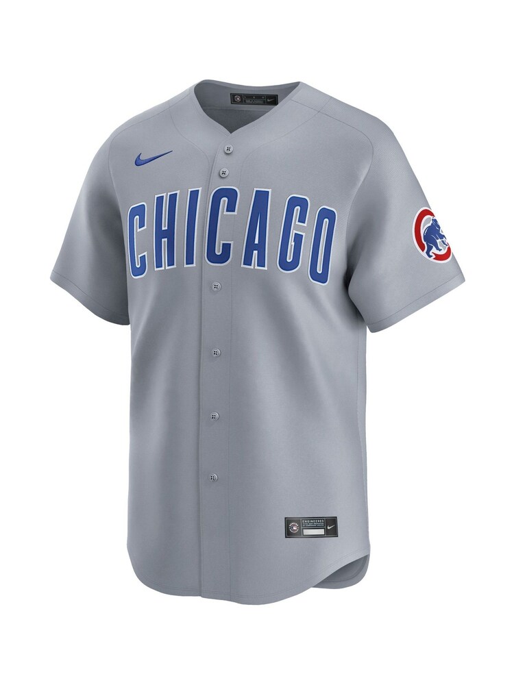 Fanatics Grey MLB Chicago Cubs Limited Road Jersey - Image 2 of 3 Fanatics Grey MLB Chicago Cubs Limited Road Jersey - Image 2 of 3