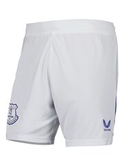 Castore White Everton Home Shorts 2024-25 Kids - Image 2 of 4