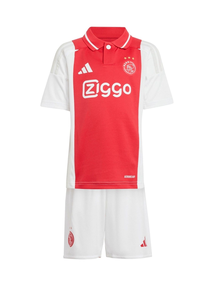 adidas White Ajax Home Minikit 2024-25 - Image 1 of 5