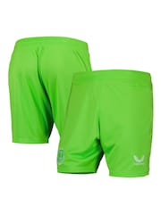 Castore Green Everton Home Goalkeeper Shorts 2024-25 Kids - Image 1 of 4