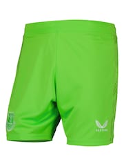 Castore Green Everton Home Goalkeeper Shorts 2024-25 Kids - Image 2 of 4