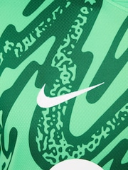 Nike Green Barcelona Home Goalkeeper Stadium Shirt 2024-25 - Image 4 of 5