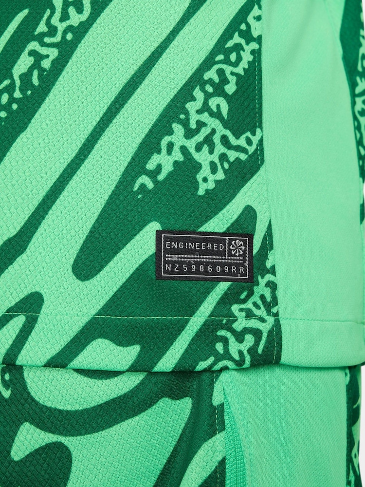 Nike Green Barcelona Home Goalkeeper Stadium Shirt 2024-25 - Image 5 of 5