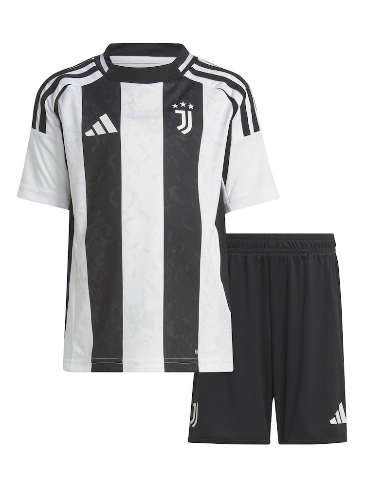 adidas Black Juventus Home Minikit 2024-25 - Image 2 of 4