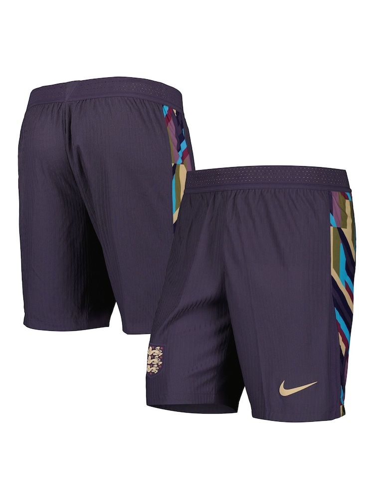Nike Purple Dri-Fit England Adv Away Match Shorts 2024 - Image 1 of 5