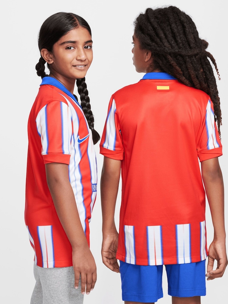 Nike Kids Atletico de Madrid Home Stadium Shirt 2024-25 - Image 2 of 2