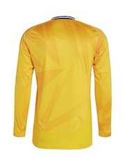adidas Yellow Real Madrid Away Long Sleeve Football Shirts 2024-25 - Image 3 of 3