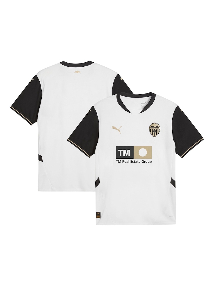 Puma White Valencia Home Shirt 2024-25 - Image 1 of 3