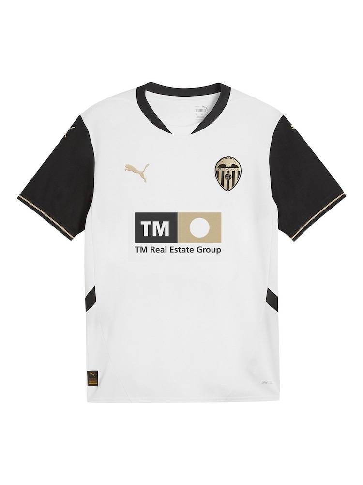 Puma White Valencia Home Shirt 2024-25 - Image 2 of 3