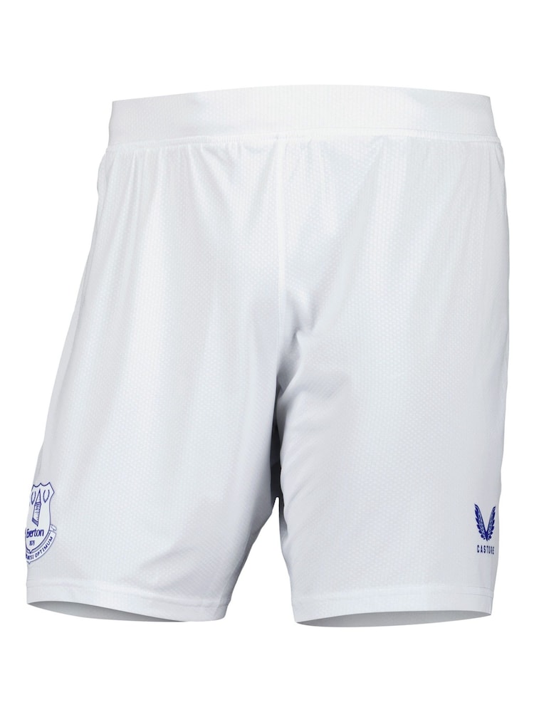 Castore White Everton Home Pro Shorts 2024-25 - Image 2 of 3