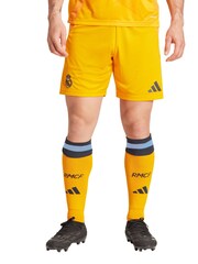 adidas Yellow Real Madrid Away Shorts 2024-25 - Image 1 of 2