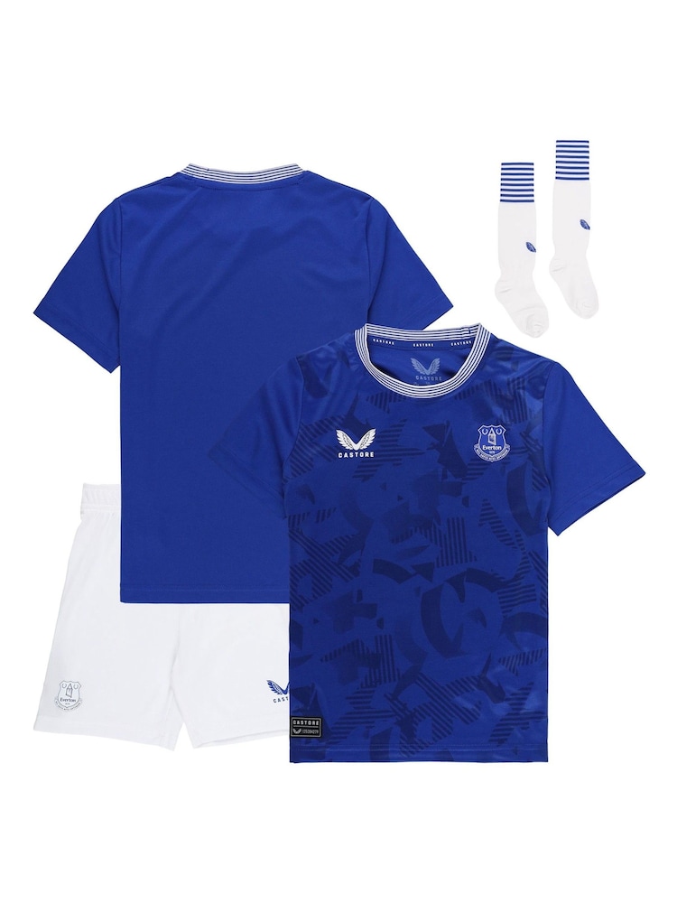 Castore Blue Everton Home Infant Kit 2024-25 - Image 1 of 5 Castore Blue Everton Home Infant Kit 2024-25 - Image 1 of 5