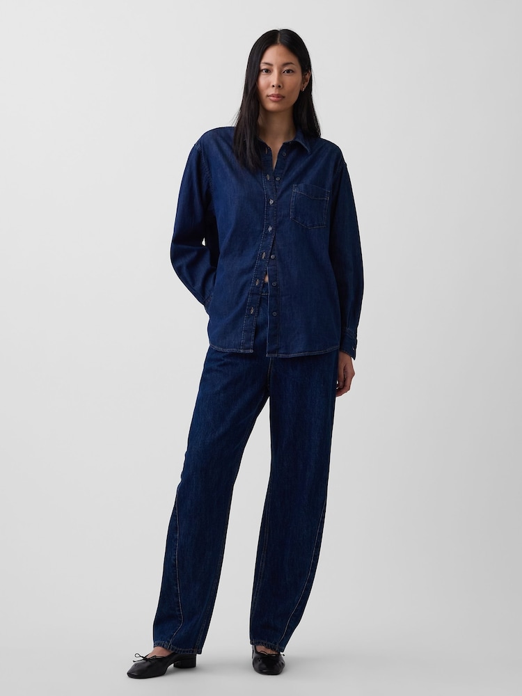 Gap Denim Big-skjorte - Bilde 4 av 4
