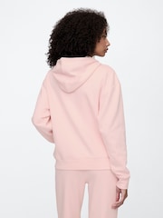 Blush Rose - Sweat à capuche Gap décontracté zippé à logo - Image 2 de 5