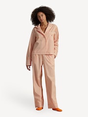 Lauren Ralph Lauren Shirting Stripes Core 100% Cotton Pyjamas Set - صورة 1 من 6