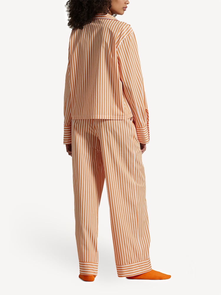Lauren Ralph Lauren Shirting Stripes Core 100% Cotton Pyjamas Set - صورة 2 من 6