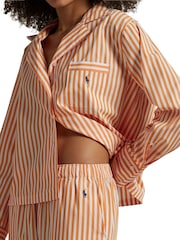 Lauren Ralph Lauren Shirting Stripes Core 100% Cotton Pyjamas Set - صورة 5 من 6